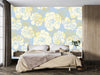 Flowers, Light Blue Wallpaper, Seamless Pattern Mural, Oversized Custom Size Wall Art, Non - Woven, Non - Adhesive, Modern Wall Paper, Removable - Adawall Wallpaper - Registered Trade Accounts Only, Wallpaper Wholesale Account - W77894 - Adawall Wholesale - Wallpaper Wholesaler