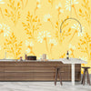 Flowers, Summer Yellow Wallpaper, Seamless Pattern Mural, Oversized Custom Size Wall Art, Non - Woven, Non - Adhesive, Modern Wall Paper, Removable - Adawall Wallpaper - Registered Trade Accounts Only, Wallpaper Wholesale Account - W77893 - Adawall Wholesale - Wallpaper Wholesaler