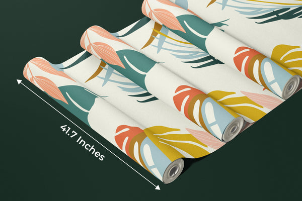 Abstract Art Wallpaper, Nature Mural, Oversized Custom Size Wall Art, Non-Woven, Non-Adhesive, Modern Wall Paper, Removable