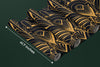 Art Deco Wallpaper, Geometric Gold Mural, Oversized Custom Size Wall Art, Non-Woven, Non-Adhesive, Modern Wall Paper, Removable