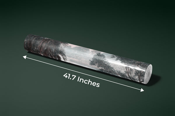 Oil Painting Wallpaper, Tropical Leaves, Trees Mural, Oversized Custom Size Wall Art, Non-Woven, Non-Adhesive, Modern Wall Paper, Removable