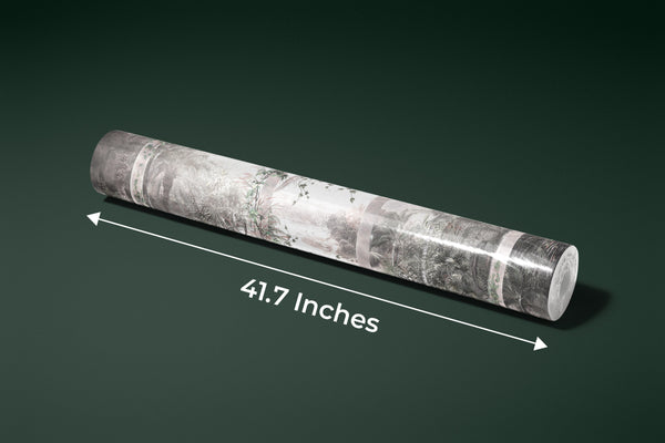 White Arch Wallpaper, Tropical Leaves, Vines Mural, Oversized Custom Size Wall Art, Non-Woven, Non-Adhesive, Modern Wall Paper, Removable