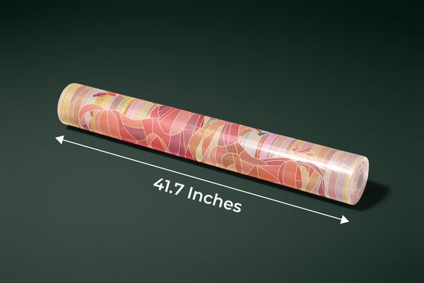 Stained Glass Unicorns Wallpaper, Spring Forest Mural, Oversized Custom Size Wall Art, Non-Woven, Non-Adhesive, Modern Wall Paper, Removable