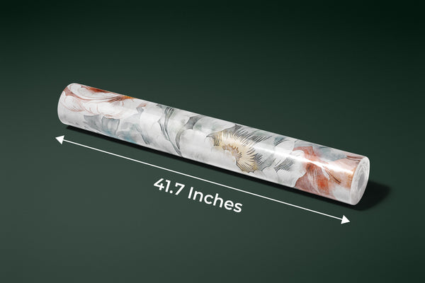 Watercolor Flowers Wallpaper, Hand-Painted Background Mural, Oversized Custom Size Wall Art, Non-Woven, Non-Adhesive, Modern Wall Paper, Removable