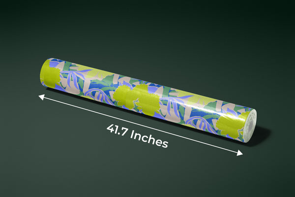 Abstract Dynamic Flowers Wallpaper, Seamless Pattern Mural, Oversized Custom Size Wall Art, Non-Woven, Non-Adhesive, Modern Wall Paper, Removable