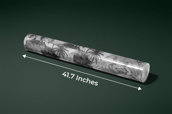 Black and White Jungle Wallpaper, Exotic Trees Mural, Oversized Custom Size Wall Art, Non-Woven, Non-Adhesive, Modern Wall Paper, Removable