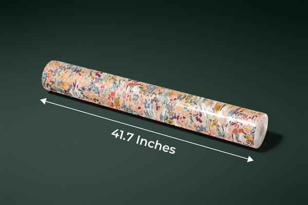 Floral Liberty Pattern Wallpaper, Plants Background Mural, Oversized Custom Size Wall Art, Non-Woven, Non-Adhesive, Modern Wall Paper, Removable