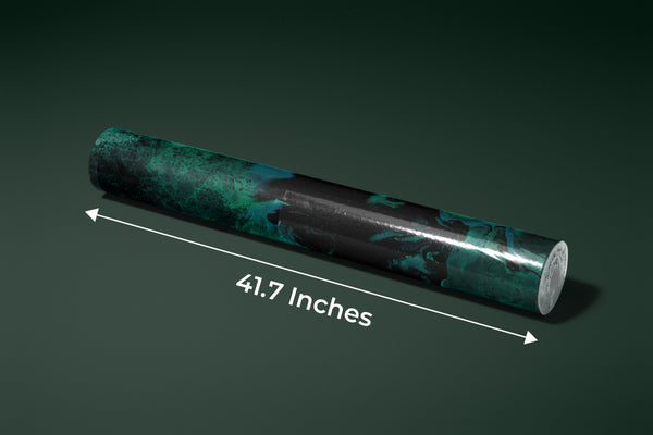 Dark Green Marble Wallpaper, Black Abstract Mural, Oversized Custom Size Wall Art, Non-Woven, Non-Adhesive, Modern Wall Paper, Removable