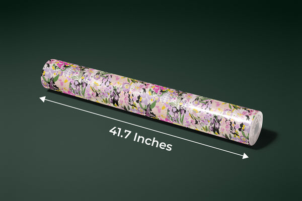 Abstract Floral Wallpaper, Seamless Pattern Mural, Oversized Custom Size Wall Art, Non-Woven, Non-Adhesive, Modern Wall Paper, Removable