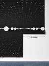 Points in Space Wallpaper, Dimensional Abstract Mural, Oversized Custom Size Wall Art, Non-Woven, Non-Adhesive, Modern Wall Paper, Removable