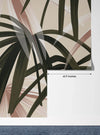Tropical Plant Wallpaper, Seamless Pattern Mural, Oversized Custom Size Wall Art, Non-Woven, Non-Adhesive, Modern Wall Paper, Removable