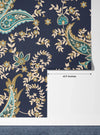 Ethnic Paisley Wallpaper, Seamless Pattern Mural, Oversized Custom Size Wall Art, Non-Woven, Non-Adhesive, Modern Wall Paper, Removable