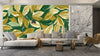 Gold and Light Green Small Leaves Wallpaper, Seamless Pattern Mural, Oversized Custom Size Wall Art, Non - Woven, Non - Adhesive, Modern Wall Paper, Removable - Adawall Wallpaper - Registered Trade Accounts Only, Wallpaper Wholesale Account - W77904 - Adawall Wholesale - Wallpaper Wholesaler