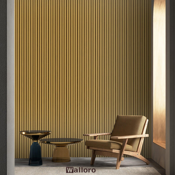 Gold/Black Wall Panel, PS Wall Home Decoration Panel - Premium Quality - Adawall Wallpaper - Registered Trade Accounts Only, Wallpaper Wholesale Account - APS202 - Adawall Wholesale - Wallpaper Wholesaler