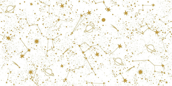 Golden Constellation Wallpaper, White Background Mural, Oversized Custom Size Wall Art, Non - Woven, Non - Adhesive, Modern Wall Paper, Removable - Adawall Wallpaper - Registered Trade Accounts Only, Wallpaper Wholesale Account - W77798 - Adawall Wholesale - Wallpaper Wholesaler