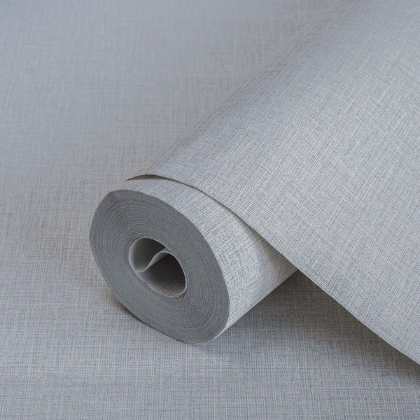 Gray Linen Textured Modern Textured Wallpaper, Brown Solid Color Fabric Touch Contemporary Wallcovering - Adawall Wallpaper - Registered Trade Accounts Only, Wallpaper Wholesale Account - 1110-3 - Adawall Wholesale - Wallpaper Wholesaler