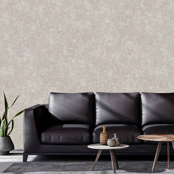 Gray Modern Country Textured Wallpaper, Deep Embossed Distressed Wall Paper - Walloro High End Wallcoverings & More
