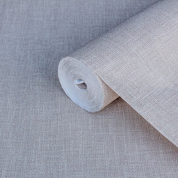 Gray Muse Linen Texture Wallpaper, Natural Wallpaper, Modern & Minimalist Wall Covering, Modern Look Neutral Colors Glittering Wallcovering - Adawall Wallpaper -Registered Trade Accounts Only, Wallpaper Wholesale Account - 25104-5 - Adawall Wholesale - Wallpaper Wholesaler