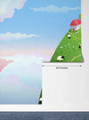 Green Hill Wallpaper, Sheep Mural, Oversized Custom Size Wall Art, Non - Woven, Non - Adhesive, Modern Wall Paper, Removable - Adawall Wallpaper - Registered Trade Accounts Only, Wallpaper Wholesale Account - W78132 - Adawall Wholesale - Wallpaper Wholesaler