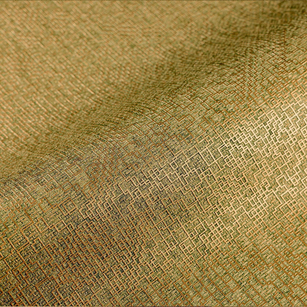 Green Metallic Lines Abstract Wallpaper, 3D Embossed Realistic Shiny Lines Wallcovering - Walloro High End Wallcoverings & More