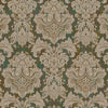Green Rich Baroque Damask Wallpaper Deep Embossed Shimmering Vintage Design - Walloro High End Wallcoverings & More