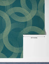 Green Stippled Circles Wallpaper, Seamless Pattern Mural, Oversized Custom Size Wall Art, Non - Woven, Non - Adhesive, Modern Wall Paper, Removable - Adawall Wallpaper - Registered Trade Accounts Only, Wallpaper Wholesale Account - W77587 - Adawall Wholesale - Wallpaper Wholesaler