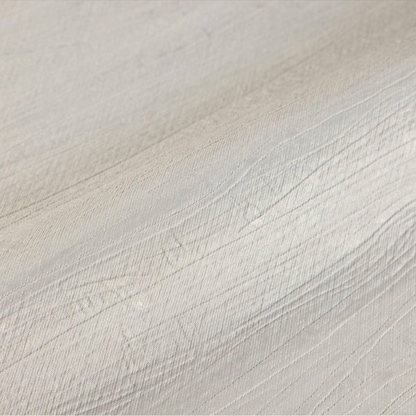 Ivory Embossed Wallpaper, 3D Linen Textured, Wallcovering, Traditional, Extra Large 114 sq ft Roll, Fabric Feel, Stripe, Washable - Walloro High End Wallcoverings & More