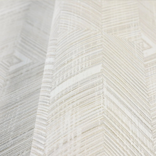 Ivory Geometric Modern Textured Wallpaper, Contemporary Minimalist Wallcovering, Wall Accent - Walloro High End Wallcoverings & More