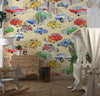 Kids Cars Wallpaper, Seamless Pattern Mural, Oversized Custom Size Wall Art, Non - Woven, Non - Adhesive, Modern Wall Paper, Removable - Adawall Wallpaper - Registered Trade Accounts Only, Wallpaper Wholesale Account - W77826 - Adawall Wholesale - Wallpaper Wholesaler