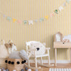 Kids Room Textured Wallpaper, Striped Wallpaper, Girls Boys Bedroom Wall Paper, Nursery Wallcovering, 114 sq ft, Yellow, Washable, Durable - Adawall Wallpaper - Registered Trade Accounts Only, Wallpaper Wholesale Account - 8906-2 - Adawall Wholesale - Wallpaper Wholesaler