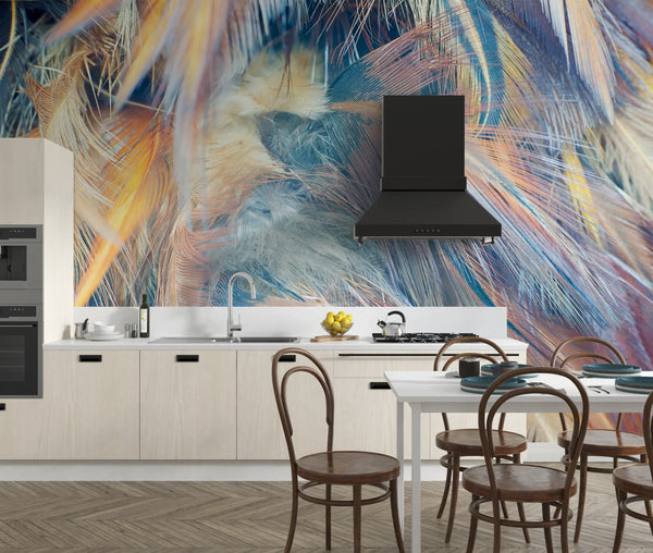 Bohemian Wallpaper, Vintage Mural, Oversized Custom Size Wall Art, Non-Woven, Non-Adhesive, Modern Wall Paper, Removable