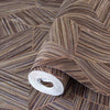 Large Hexagon Embossed Wallpaper, Brown Elegant Geometric Shapes Honeycomb Wallcovering, Large 114 sq ft Roll - Adawall Wallpaper - Registered Trade Accounts Only, Wallpaper Wholesale Account - 1211-3 - Adawall Wholesale - Wallpaper Wholesaler