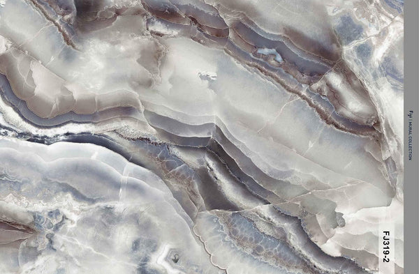 Large Marble Wall Mural, Marbled Wall Paper, Oversized Silver Wall Art, Non - Woven, Non - Pasted, Removable, Large Abstract Wall Print Art - Adawall Wallpaper - Registered Trade Accounts Only, Wallpaper Wholesale Account - FJ319-2 - Adawall Wholesale - Wallpaper Wholesaler