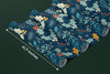 Leaves and Berries, Dark Blue Background Wallpaper, Seamless Pattern Mural, Oversized Custom Size Wall Art, Non - Woven, Non - Adhesive, Modern Wall Paper, Removable - Adawall Wallpaper - Registered Trade Accounts Only, Wallpaper Wholesale Account - W78034 - Adawall Wholesale - Wallpaper Wholesaler