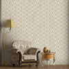 Light Beige Geometric Chain Pattern Wallpaper, Deep Embossed Stylish Sparkling Luxury Design - Adawall Wallpaper - Registered Trade Accounts Only, Wallpaper Wholesale Account - 7808-1 - Adawall Wholesale - Wallpaper Wholesaler