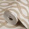 Light Beige Geometric Chain Pattern Wallpaper, Deep Embossed Stylish Sparkling Luxury Design - Adawall Wallpaper - Registered Trade Accounts Only, Wallpaper Wholesale Account - 7808-1 - Adawall Wholesale - Wallpaper Wholesaler