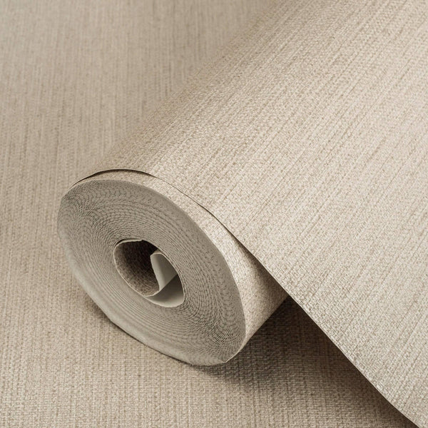 Light Beige Jute Basket Weave Textured Wallpaper, Solid Color Modern Plain Wallcovering - Adawall Wallpaper - Registered Trade Accounts Only, Wallpaper Wholesale Account - 3707-3 - Adawall Wholesale - Wallpaper Wholesaler