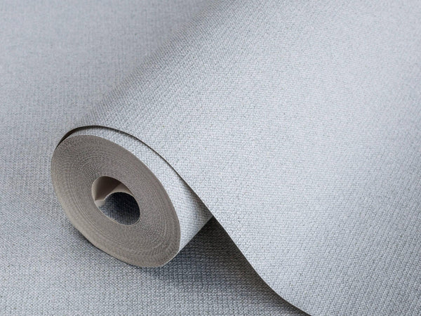 Light Blue Sparkling Plain Color Textured Wallpaper, Modern Look NEutral Colors Glittering Wallcovering - Walloro High End Wallcoverings & More