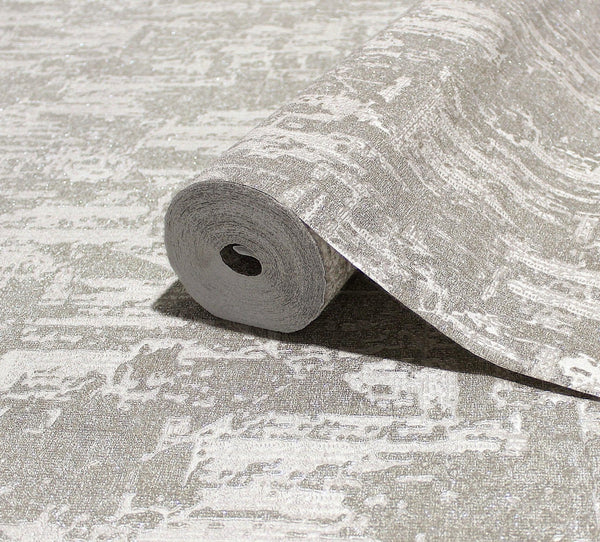Light Gray Distressed Solid Color Wallpaper, 3D Embossed Shiny Wallcovering, Weathered Effect - Adawall Wallpaper - Registered Trade Accounts Only, Wallpaper Wholesale Account - 23212-3 - Adawall Wholesale - Wallpaper Wholesaler