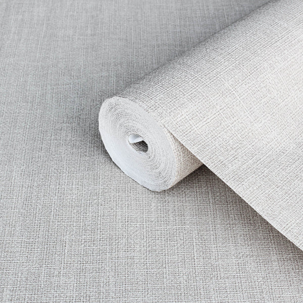 Light Gray Muse Linen Texture Wallpaper, Natural Wallpaper, Modern & Minimalist Wall Covering, Modern Look Neutral Colors Glittering Wallcovering - Adawall Wallpaper -Registered Trade Accounts Only, Wallpaper Wholesale Account - 25104-3 - Adawall Wholesale - Wallpaper Wholesaler