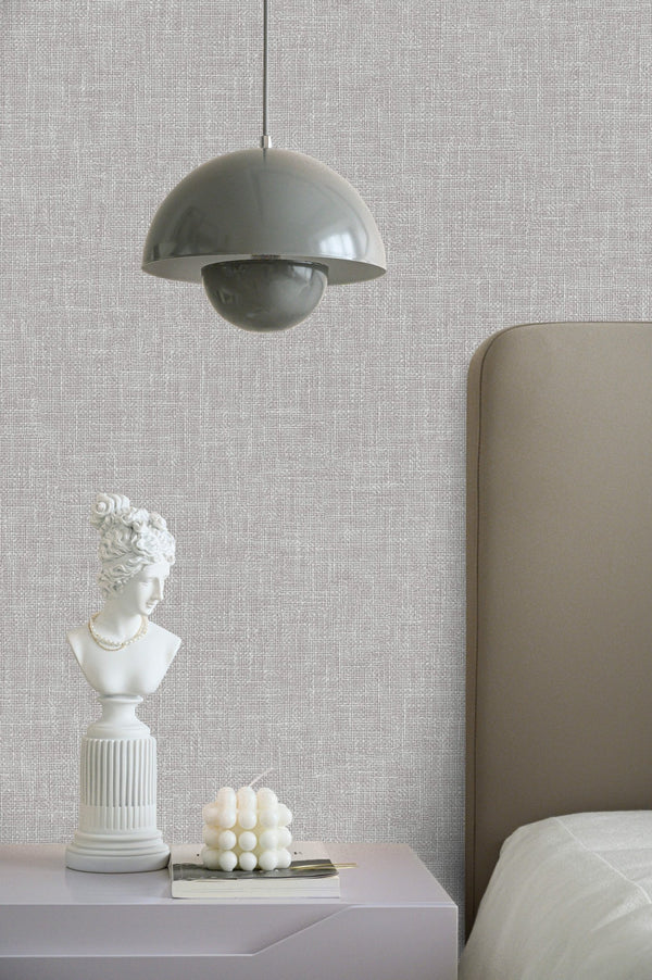 Light Gray Muse Linen Texture Wallpaper, Natural Wallpaper, Modern & Minimalist Wall Covering, Modern Look Neutral Colors Glittering Wallcovering - Adawall Wallpaper -Registered Trade Accounts Only, Wallpaper Wholesale Account - 25104-3 - Adawall Wholesale - Wallpaper Wholesaler