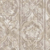 Light Neutral Washed Distressed Wallpaper, Rich Damask Textured Embossed Wallcovering, Large 114 sq ft Roll, Washable, Rusted, Abstract - Walloro High End Wallcoverings & More