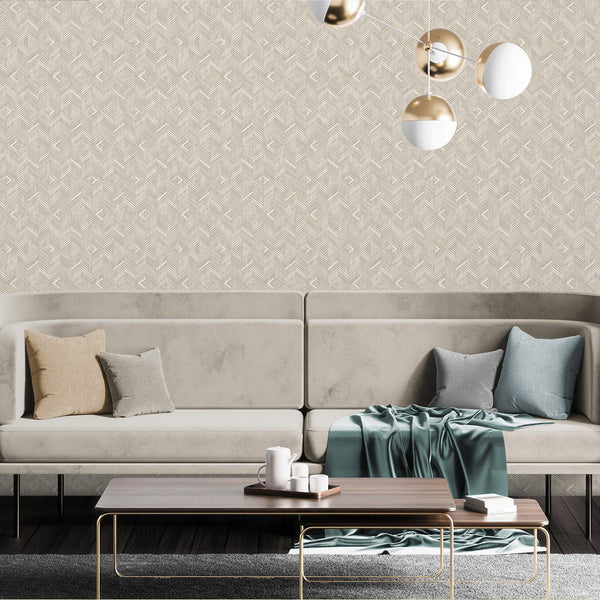 Light Tan Geometric Modern Textured Wallpaper, Contemporary Minimalist Wallcovering, Wall Accent - Adawall Wallpaper - Registered Trade Accounts Only, Wallpaper Wholesale Account - 1107-2 - Adawall Wholesale - Wallpaper Wholesaler