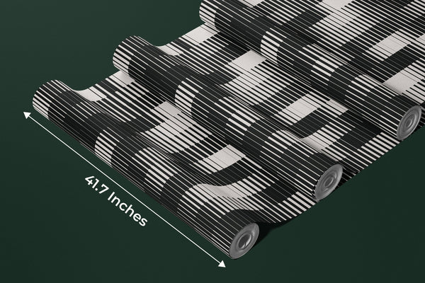 Line Halftone Gradient Wallpaper, Seamless Pattern Mural, Oversized Custom Size Wall Art, Non - Woven, Non - Adhesive, Modern Wall Paper, Removable - Adawall Wallpaper - Registered Trade Accounts Only, Wallpaper Wholesale Account - W77968 - Adawall Wholesale - Wallpaper Wholesaler