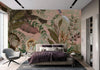 Lion Jungle Wall Mural, Purple Tropical Wall Mural, Interior Decor, Non - Pasted, Extra Large Wall Print, Removable, Forest Theme Wall Art - Adawall Wallpaper - Registered Trade Accounts Only, Wallpaper Wholesale Account - A310-1 - Adawall Wholesale - Wallpaper Wholesaler