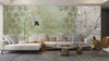 Loft Classic Style Wallpaper, Green Mural, Oversized Custom Size Wall Art, Non - Woven, Non - Adhesive, Modern Wall Paper, Removable - Adawall Wallpaper - Registered Trade Accounts Only, Wallpaper Wholesale Account - W77597 - Adawall Wholesale - Wallpaper Wholesaler