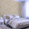 Luxury Beige Striped Embossed Wallpaper, Home Wall Decor, Aesthetic Wallpaper, Textured Wallcovering Non - Adhesive - 41.7”W X 393”H - Adawall Wallpaper - Registered Trade Accounts Only, Wallpaper Wholesale Account - 1006-2 - Adawall Wholesale - Wallpaper Wholesaler