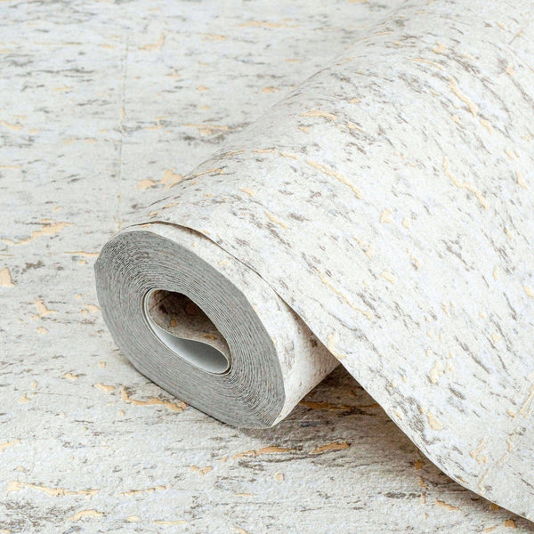 Luxury Cork Embossed Wallpaper, Rich Textured Wallcovering, Traditional, Camper Van Log Cabin, Large 114 sq ft Roll, Washable, Light Color - Walloro High End Wallcoverings & More