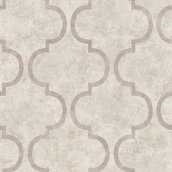 Luxury Moroccan Embossed Wallpaper, Rich Textured Wallcovering, Traditional, Beige Ivory, Extra Large 114 sq ft Roll, Washable, Removable - Walloro High End Wallcoverings & More