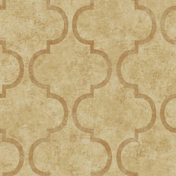 Luxury Moroccan Embossed Wallpaper, Rich Textured Wallcovering, Traditional, Shiny Gold, Extra Large 114 sq ft Roll, Washable, Removable - Walloro High End Wallcoverings & More